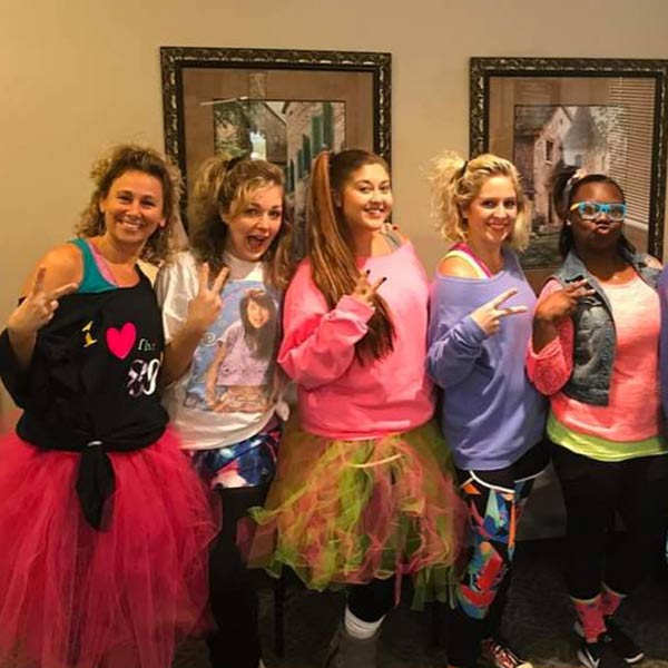 The Premier Dental Center team dressed for Halloween